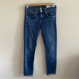 Rag and bone 9 inch skinny jeans